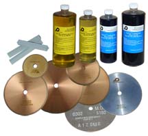 Metallographic wafering blades
